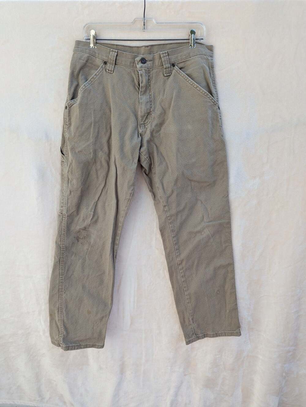 Wrangler Men's Canvas Carpenter Work Pants Size 30x30